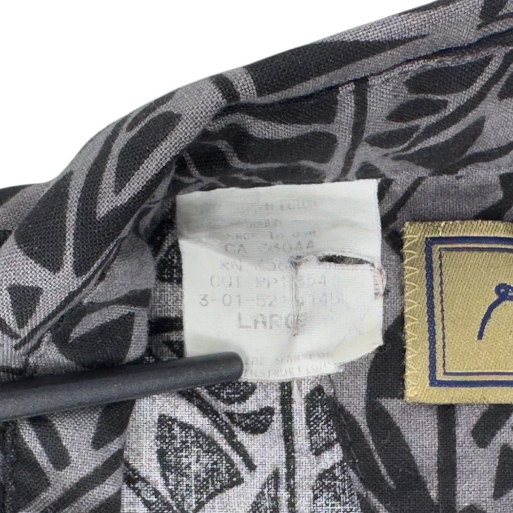 Vintage‎ Roper Bald Eagle Wrap-Around Art Button Shirt Large Western Rockabilly